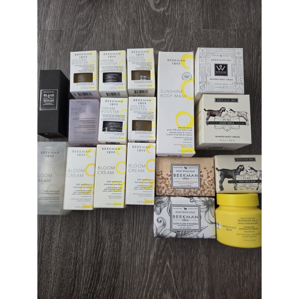 Beekman 1802 Face And Body Huge Lot Brand New